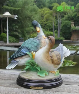 realistic animal resin life size duck figurines