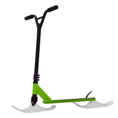 Sled Scooter,100 Wheel Sled 2-in-1 Kids Scooter Snowmobile,Adjustable Handles Aluminum Outdoor Scooter