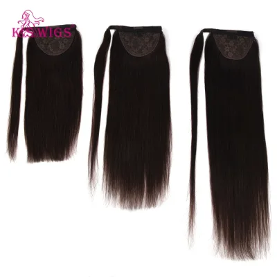 K.SWIGS Hot Selling Natural Realistic Fluffy Clip Easy Wear Invisible Breathable Daily Party Hairpiece Ponytail Hair extension