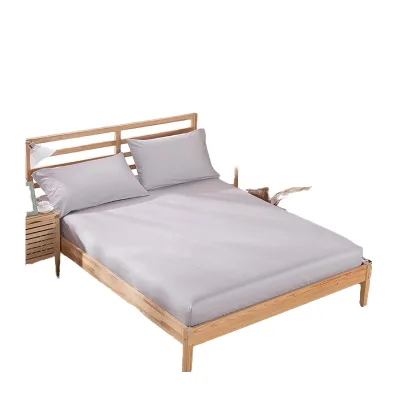 Factory Price Hospital Use Plain 100% Polyester Fitted Sheets 300TC Grade a All-Season Eco-Friendly Bedding