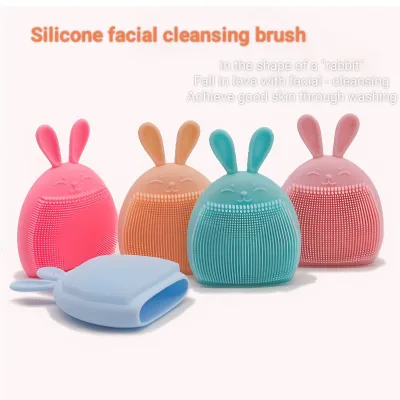 Silicone Facial Cleansing Brush Beauty Makeup Care Tool for Baby Hair Cleaning Effective Cleaner for Makeup Tools