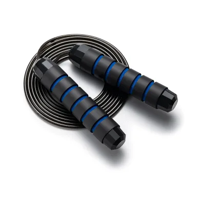 Skipping Rope With Ball Bearings Rapid Speed Jump Rope Cable and Memory Foam Handles Ideal for Aerobic Exercise