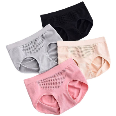 Middle Waist Black Red Cotton Ladies Underwear Shorts for Women Panties Women's Full Panties Underwear