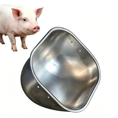 Automatic Stainless Steel Sow Water Trough, Feeding Equipment for Pig, Sheep, Cattle and Goat Farms