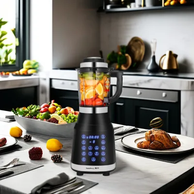 Geming Commercial Industrial Transparent Blender Ice Cream Electric Soundproof Blender Smooth and Shakes Mixer Grinder Blender
