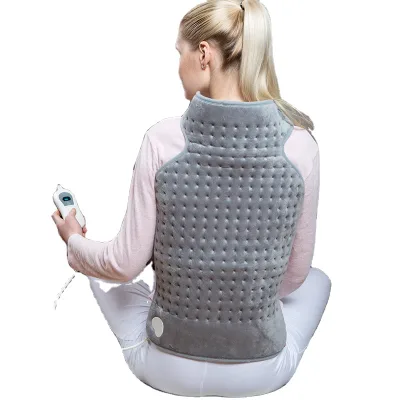CE Approved Electric Reusable Back Heating Pad with 3 Heat Settings and Timer Function