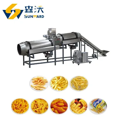 Updated Top Quality 100-150 Kg/h Capacity Nik Naks / Kurkure Food Making Machines in South Africa / Kurkure Plant
