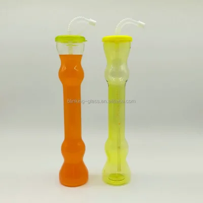 16OZ Plastic Slush Yard Cups with Straw for Tea Cups & Saucers
