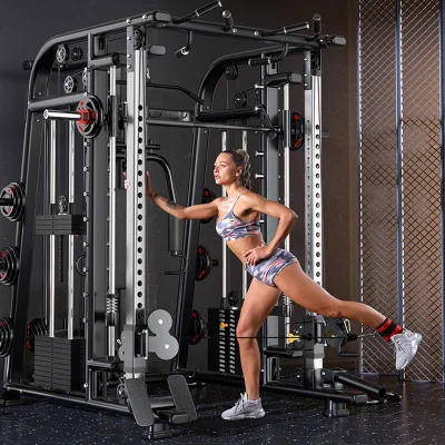 Multifunctional Smith Machine Sports & Entertainment Gym Fitness Equipment for Comprehensive Training
