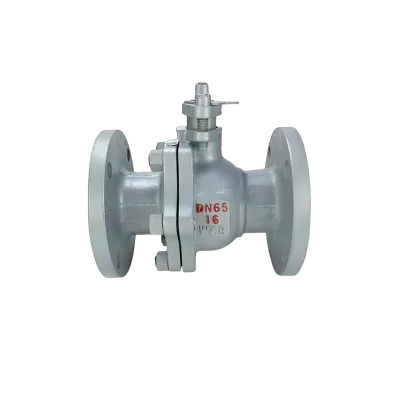 Customized Q41F-16C Cast Steel Flange Ball Valve, Floating and Manual Operation, Water DN32-DN500, Soft Seal