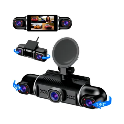 5G WiFi Sync Recording Dash Cam 5 Channel 360 Degrees 3K Front Left Right Night Vision for Rear Left Right for Cars