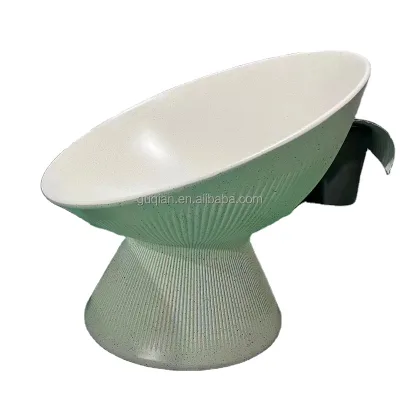Designer modern outdoor fiberglass armchair lounge chair and coffee table circle Balcony lounge chair