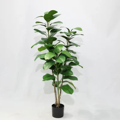 Realistic Green Artificial Oak Tree in Pot for Indoor Home Garden Decoration