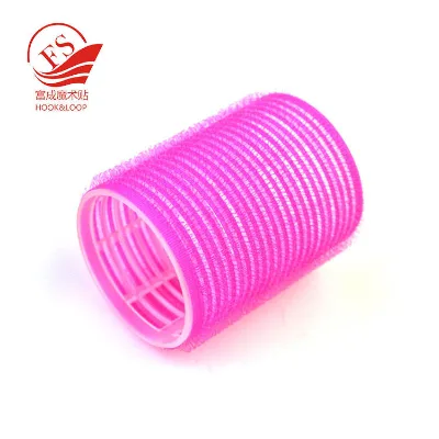 Wholesale Sleep Hair Roll Hook and Loop Plastic Core Hair Rollers Curl Rolls
