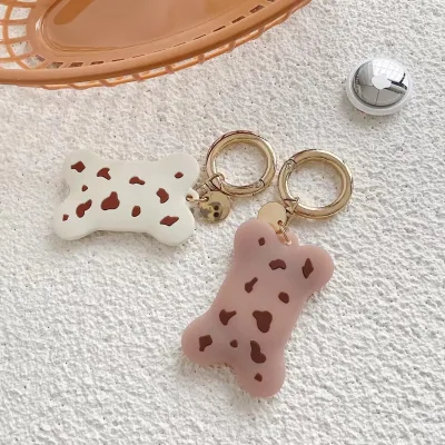 Cute Waterproof Anti Lost Air Tags Location Soft Silicone Full Cover Protective Case for Airtags Tracker Fit Handbags Keys
