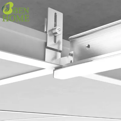 Galvanized Steel Alloy T-Grid Suspension System for Commercial High-Rise Acoustic Ceilings-Durable Easy