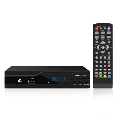 Made in China Oem logo Service Combo Dvb T2 s2 Combo Gx6605s Chip hd Dvb-s2 Set Top Box Dual Tuner Digital Satellite s2 Receiver