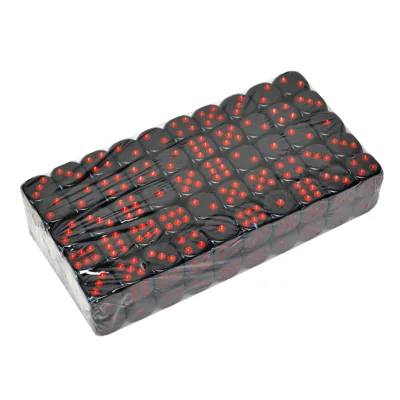 Wholesale Acrylic 6 Sides Square Heat Transfer Printing Logo Dice Set Custom Printed Blank Dice 16Mm