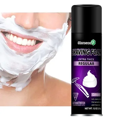 Customized Men's White Natural Shaving and Hair Removal Foam Skin Feature