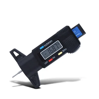 Digital Car Tyre Thickness Gauge for Safe Meter Measurer Tool Caliper Tread Brake Pad Shoe Tire Monitoring System