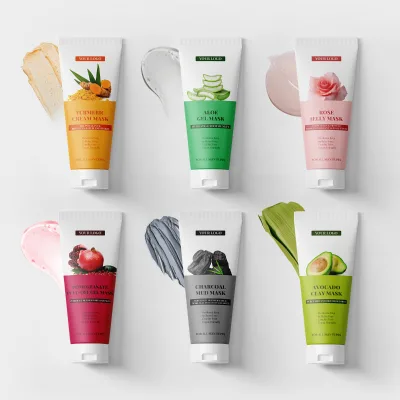 Private Label Natural Organic Face Skin Deep Cleansing Brightening Face Clay Mask