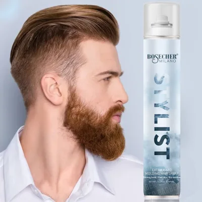 BOSECHER Factory Wholesale Shine Wholesale Salon Straight Holding Extra Styling Products Strong Hold Heat Protection Hair Spray