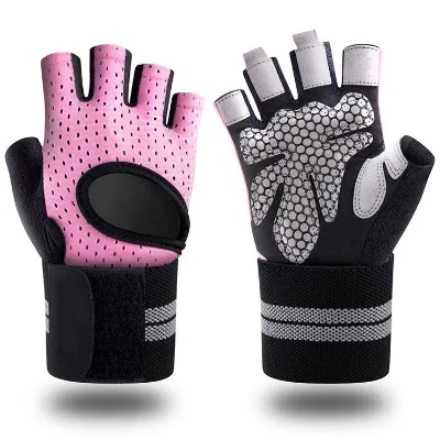 Weightlifting Exercise Gloves Training Gloves Power Lifting Fitness Exercise Workout Gym Sports Glove Weight Lifting