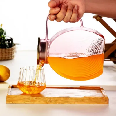 High Quality Large Capacity Metal Water Pitcher with Stainless Steel Handle Eco-Friendly Design for Modern Household Use