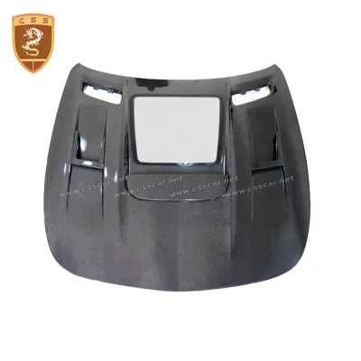 Cheapest Price Carbon Fiber Car Engine Hood for Benz AMG GT Glass Bonnet Scoop