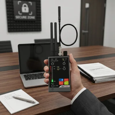 1mhz to 12ghz VS80 Wireless Bug Detector: AI TSCM RF Scanner for GPS Countermeasures