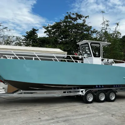 2023 New Design 9m X 2.45m Fishing Boat Center Console Boat Landing Craft Barge for Sale