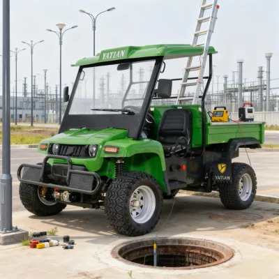 Heavy Load Electric Utility Vehicle for Mining Support