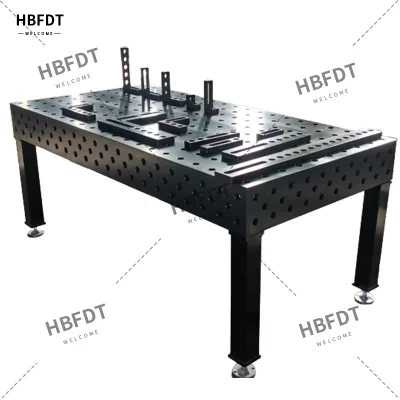 New 2000*1500*100mm D28 3D Welding Table Nitrogen Treatment Steel Welding Tables (Q355) Customized Size
