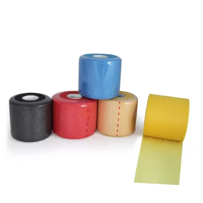 Light Weight Eco-Friendly Breathable Athletic Sports PU Foam Tape Pre-Wrap Underlay for Enhanced Performance Sport Bandage