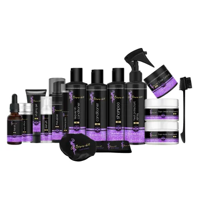 Cantik Private Label Hair Styling Products Black Purple Edge Control Edge Control Extra Hold No Turn White