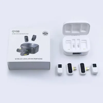 Intelligent Condenser Wireless Lavalier Microphone Noise Reduction Mini Live Sound Reverberation Small Microphone