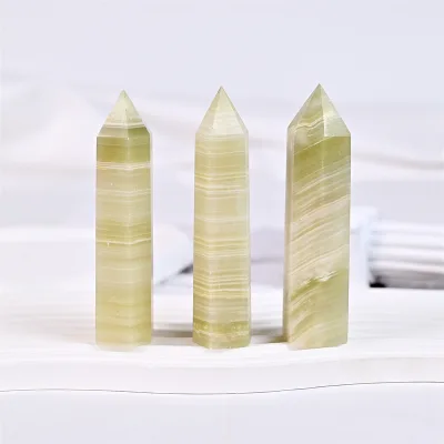 Spiritual Crystal PointS Healing Fengshui Natural Afghan Jade Point for Meditation