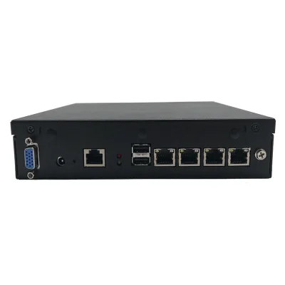Desktop Network Appliance Powered by Intel Celeron J4125 Processor 4 LAN, Mini PCIe and M-SATA Slot, BYPASS