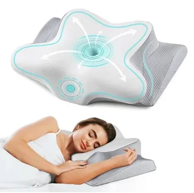 Adjustable Correct Sleep Posture Slow Rebound Solid Cooling Micro-molecular Non-toxic Odorless Height Cervical Memory Foam