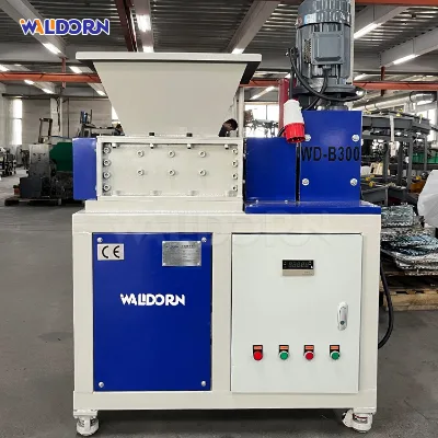 Portable Mini Scrap Wood Pallet Cardboard Dry Electric Automatic Small Industrial Shredder Machine