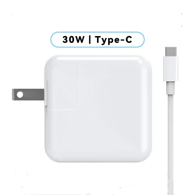 GaN Tech PD 30W Fast Phone Charger Folding Plug US Wall Charger PD30W USB Mini Type C Wall Charger with PD 3.0