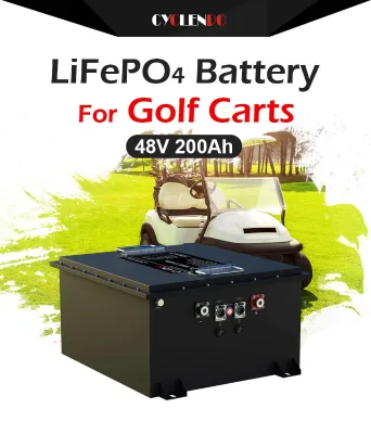 Cyclenpo 48V Liquid LiFePO4 Golf Cart Battery Conversion Kit Prefect Solar System RV Built 200A Bluetooth BMS Peak Current