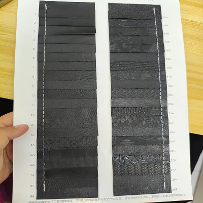 Embossed Rexine Leather 0.6mm Black crocodile Floral Synthetic Leather for Shoes Handbag Crafting Notebook DIY Material