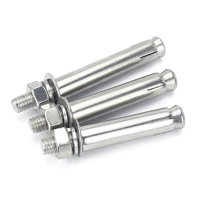 Wall M16 12mm Sleeve Anchors Auto Concrete Bolt Galvanized Stainless Steel A2-70 304 316 Heavy Duty Industrial Use