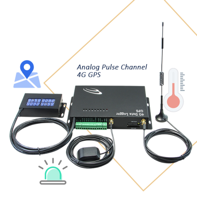 GPS Pulse Counter 4G Data Logger alarm sms gsm sender