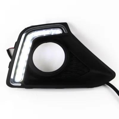 Best Waterproof 12v Car LED Daytime Running Light for Hyundai I10 2013 - 2015