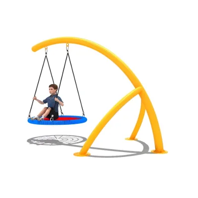 Kids Amusement Park Kindergarten Outdoor Swing Relax Outdoor Customized Park Net Swing Playground Equipment