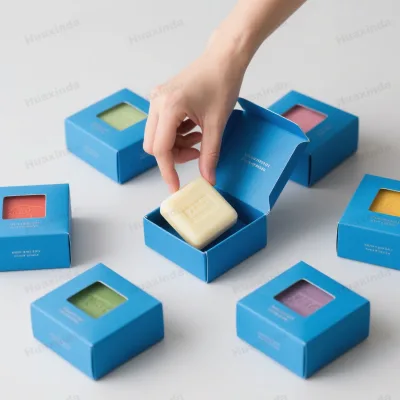Wholesale Price Recyclable Soap Box Packaging Boxes for Soap Paper Box