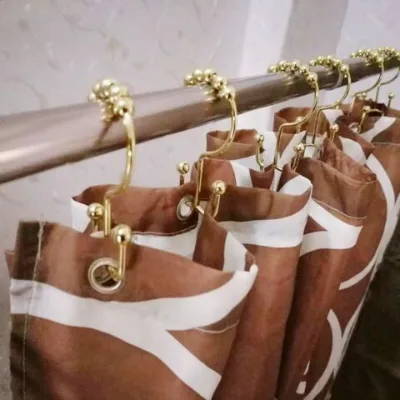 Factory wholesale bathroom supplies such as stainless - steel shower curtain hooks