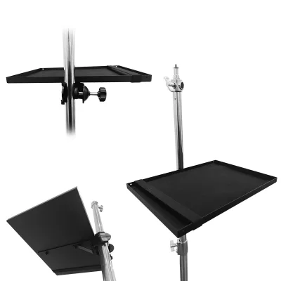 Hot Sale Adjustable Portable Notebook Computer Tripod Stand New Foldable Metal Square Twist Lock Floor Stand DJ Equipment Laptop